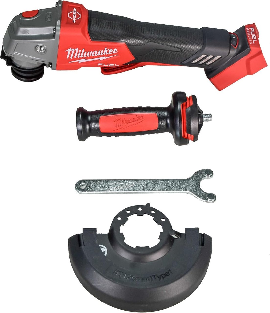 Milwaukee M18 FUEL 18V Lithium-Ion Variable Speed Braking Grinder - Image 3