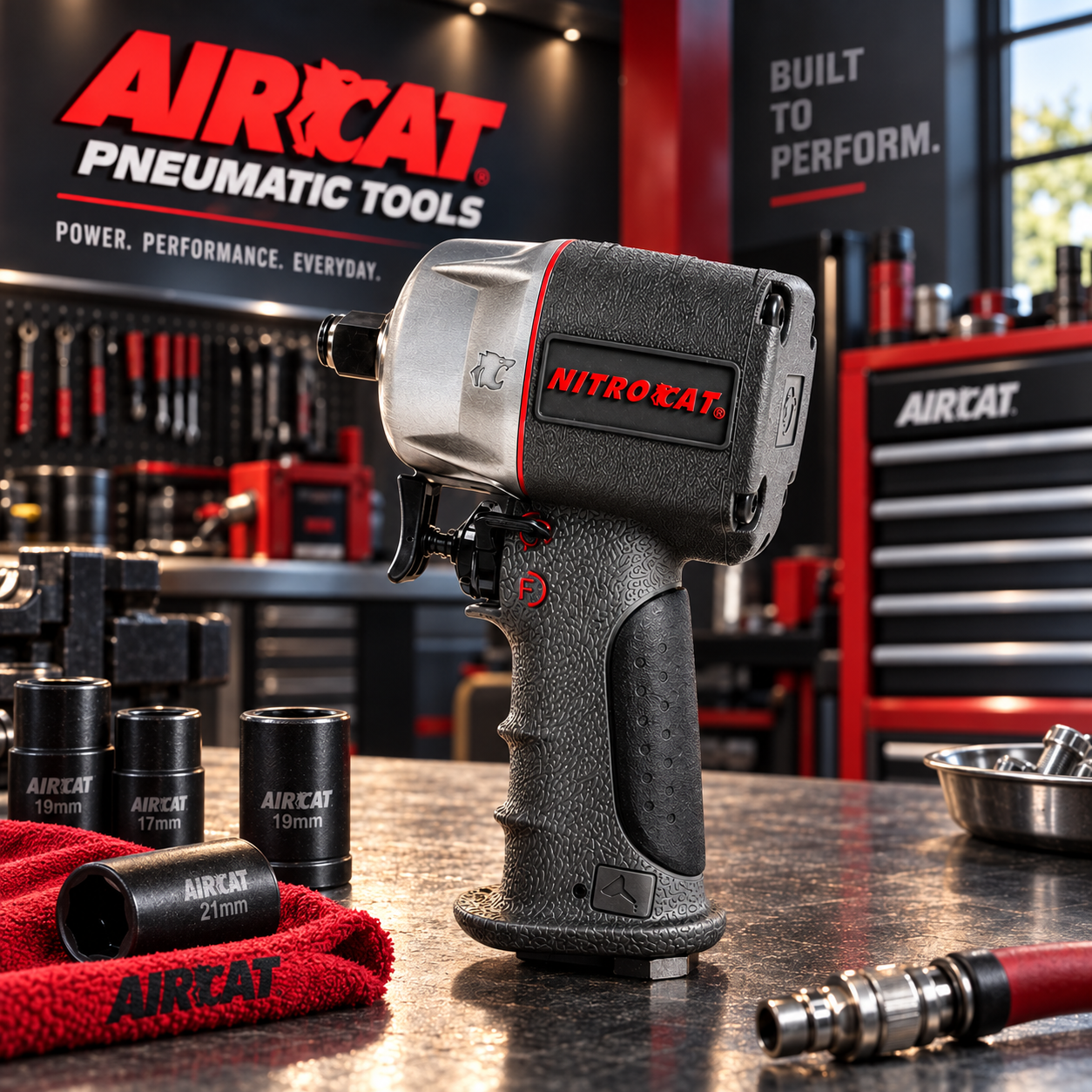 AIRCAT 1056-XL - ½” compact impact wrench