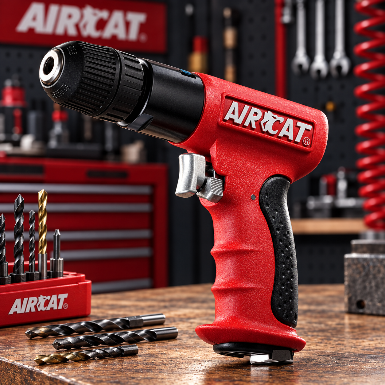 AIRCAT 4338 / 0.6 HP 3/8” composite reversible drill / keyless