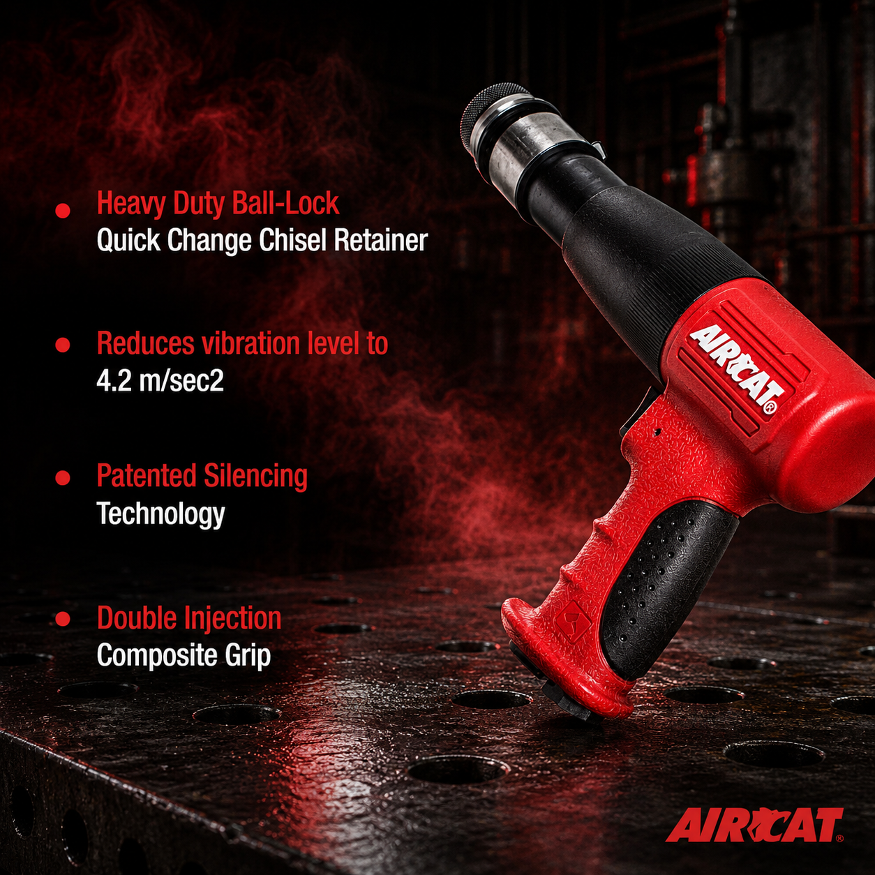 AIRCAT 5200-A / 0.401 shank / composite long stroke hammer kit - Image 3