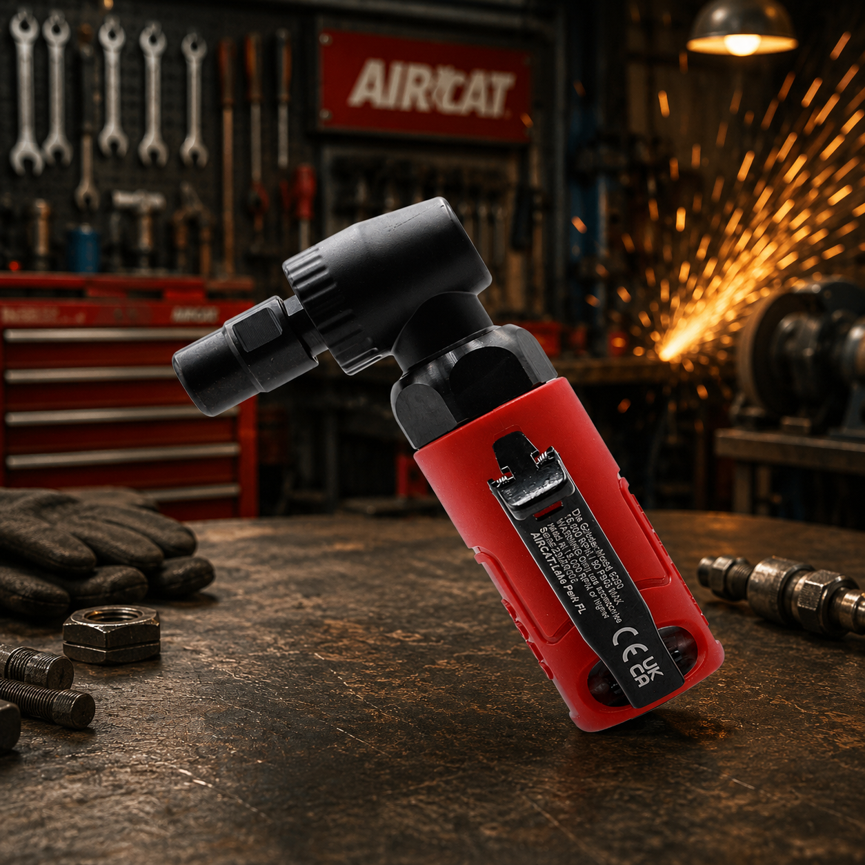 AIRCAT 6250 / 6mm / mini angled die grinder