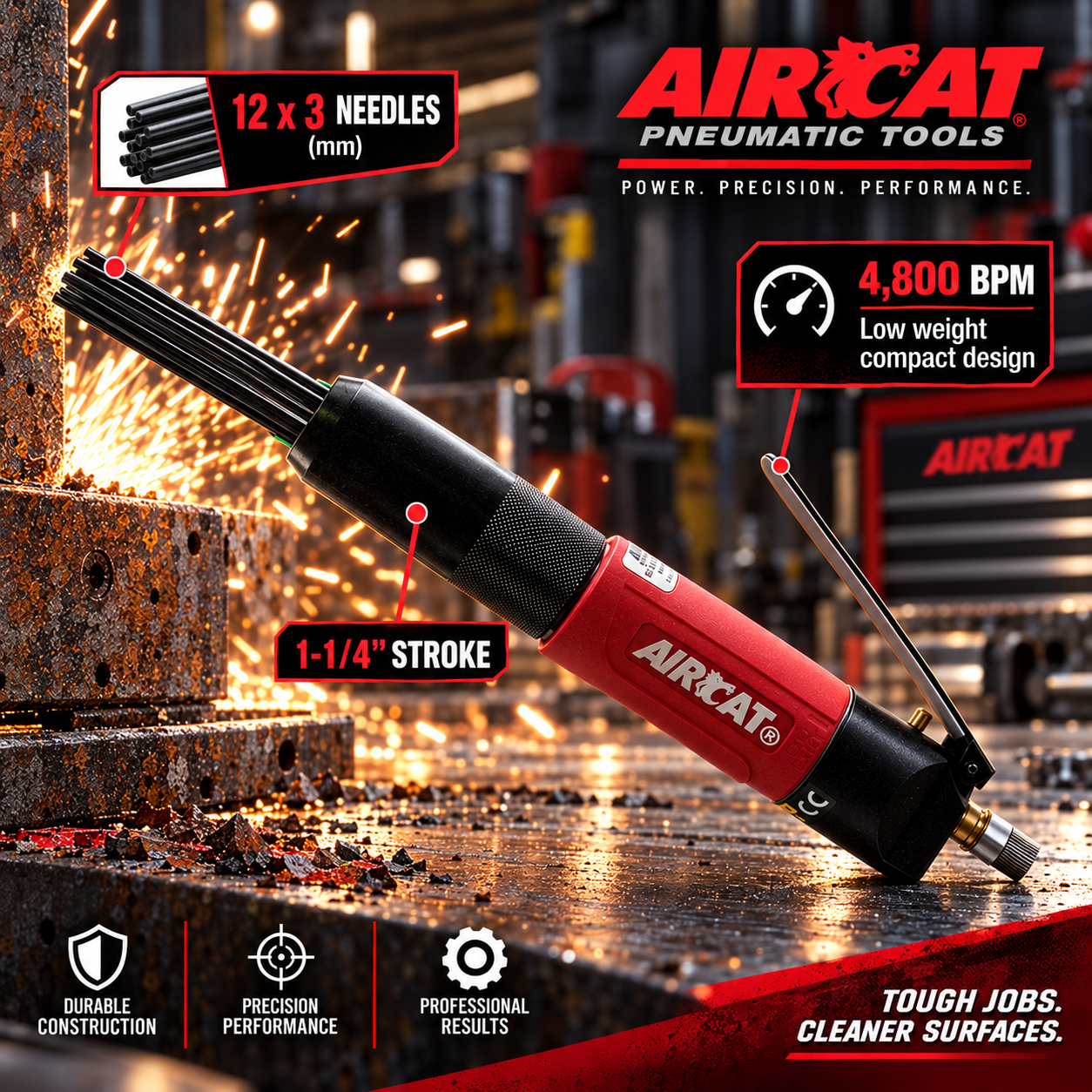 AIRCAT 6390 / COMPACT NEEDLE SCALER - Image 3