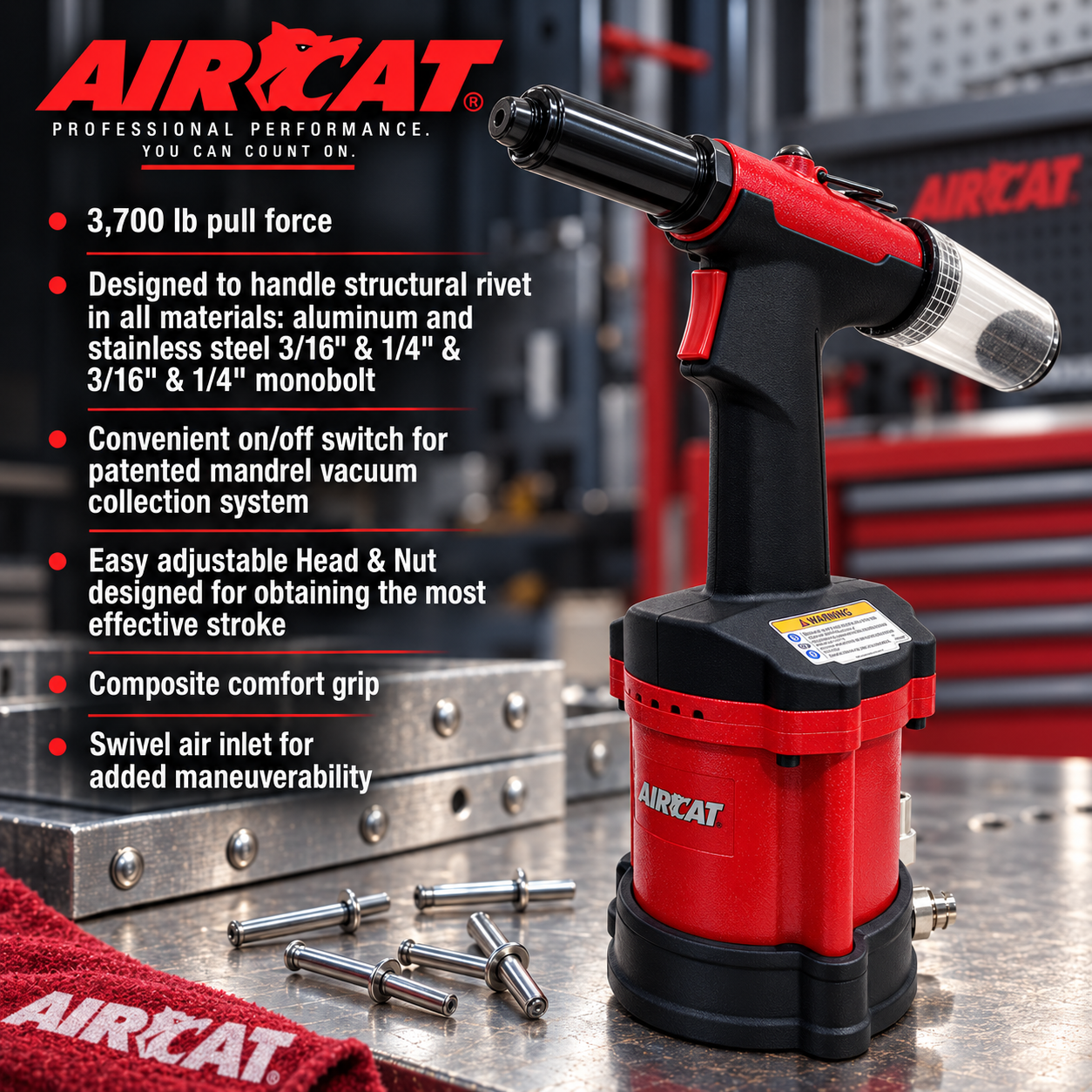 AIRCAT 6420 - ¼” capacity riveter - Image 3