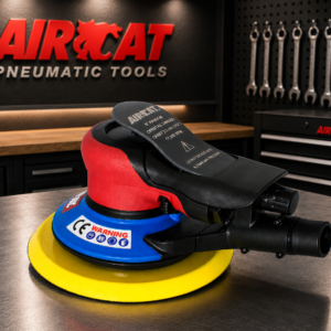 AIRCAT 6700-6-332CV  /  6” palm sander / central vacuum / 2.5mm orbit