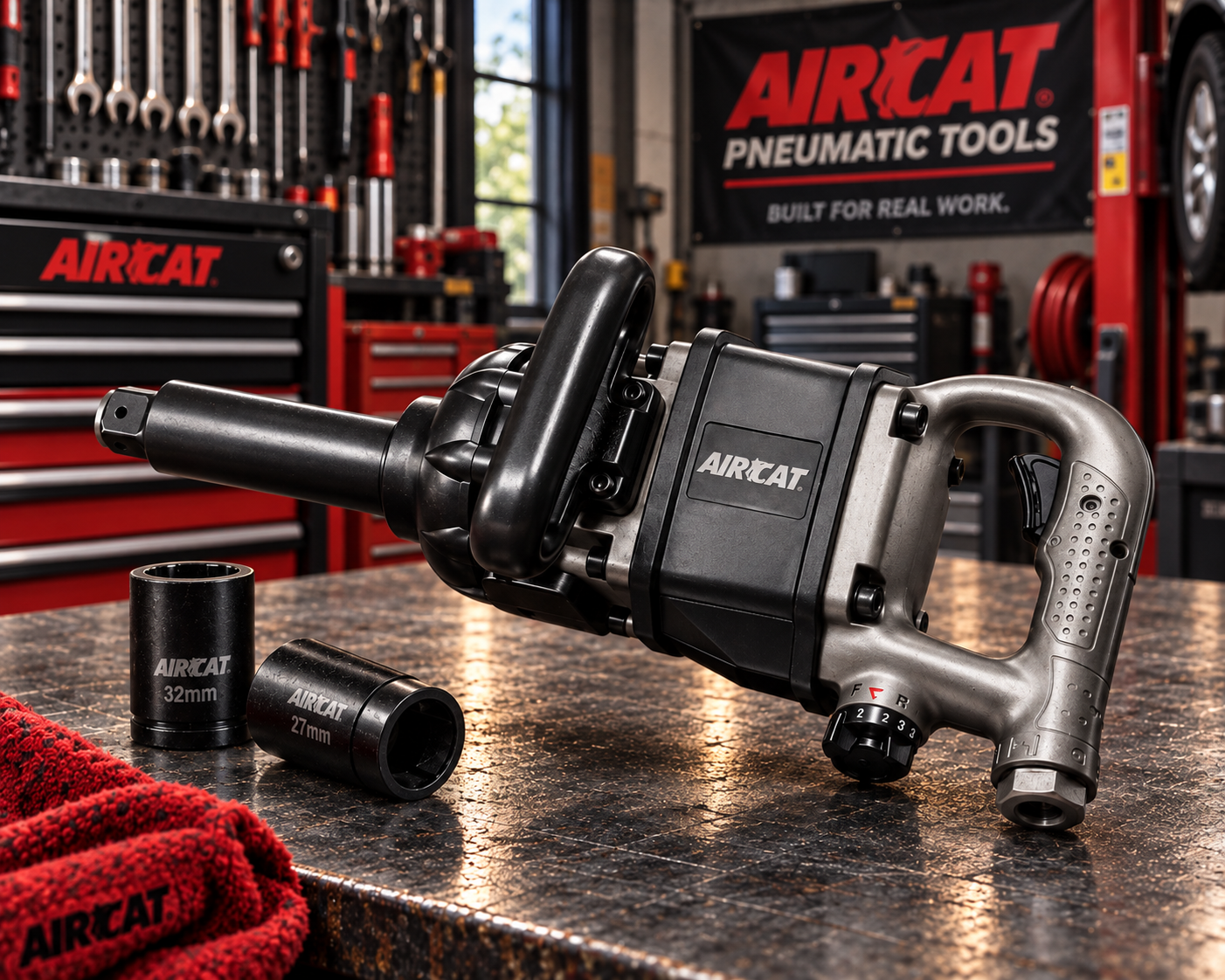 AIRCAT 1900-A – 1 x 8” super duty impact wrench